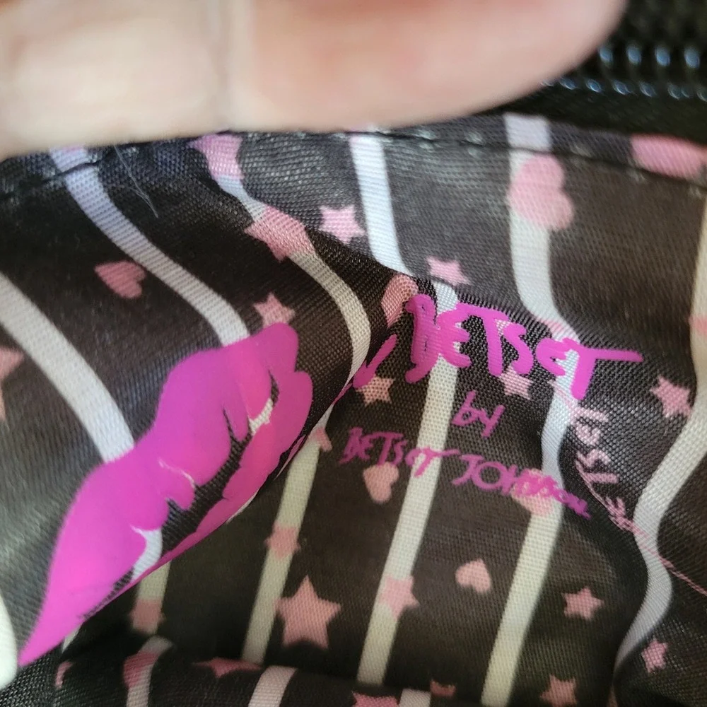 Luv Betsey by Betsey Johnson Mini Barrel Speckled Tie Dyed Kitty Crossbody Bag